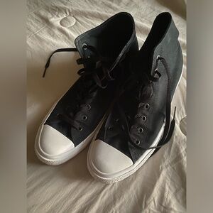 Converse high top men’s shoes size 10.5 black